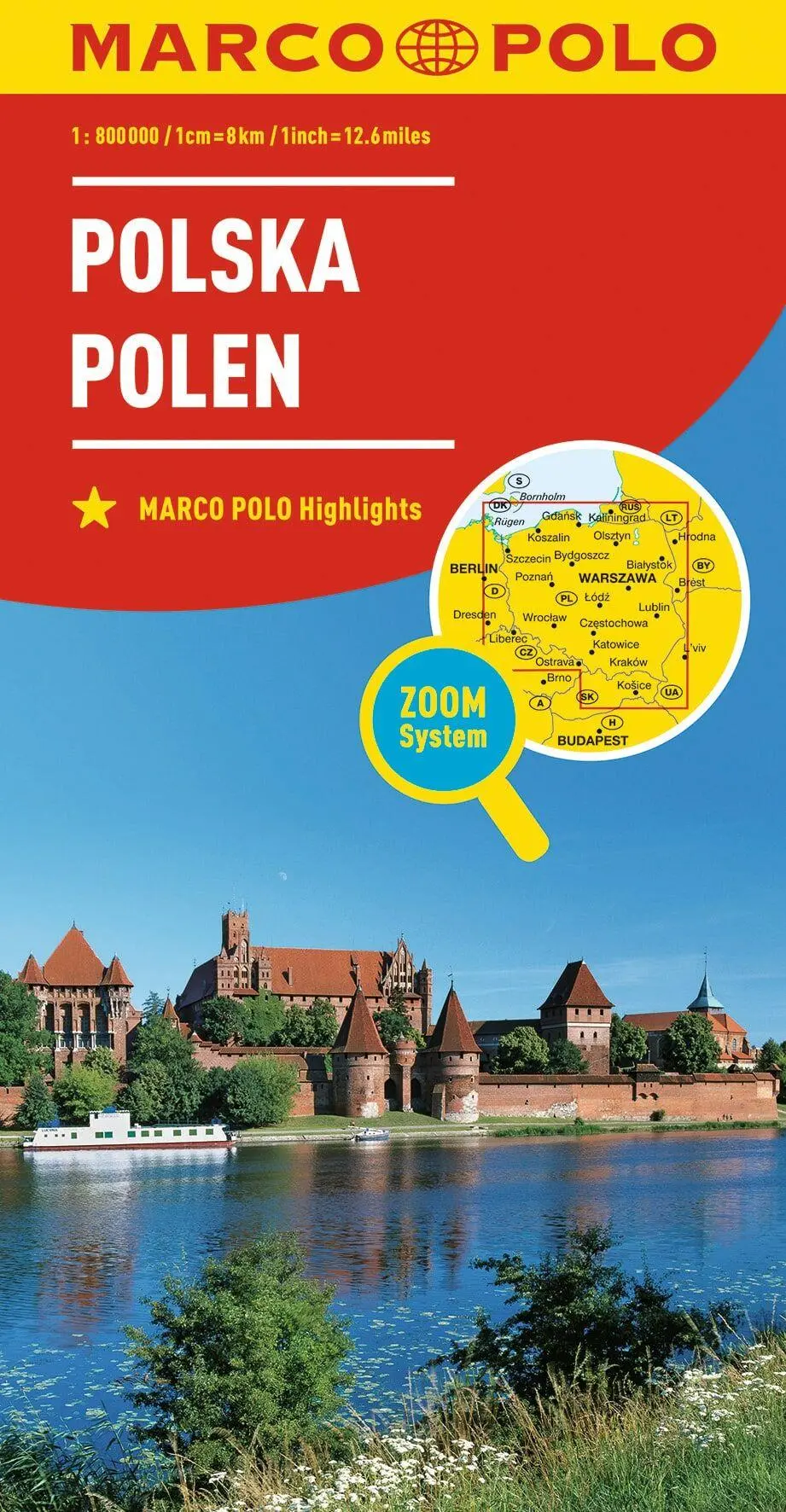 Cover: 9783829738385 | MARCO POLO Länderkarte Polen 1:800 000 | (Land-)Karte | Deutsch | 2020