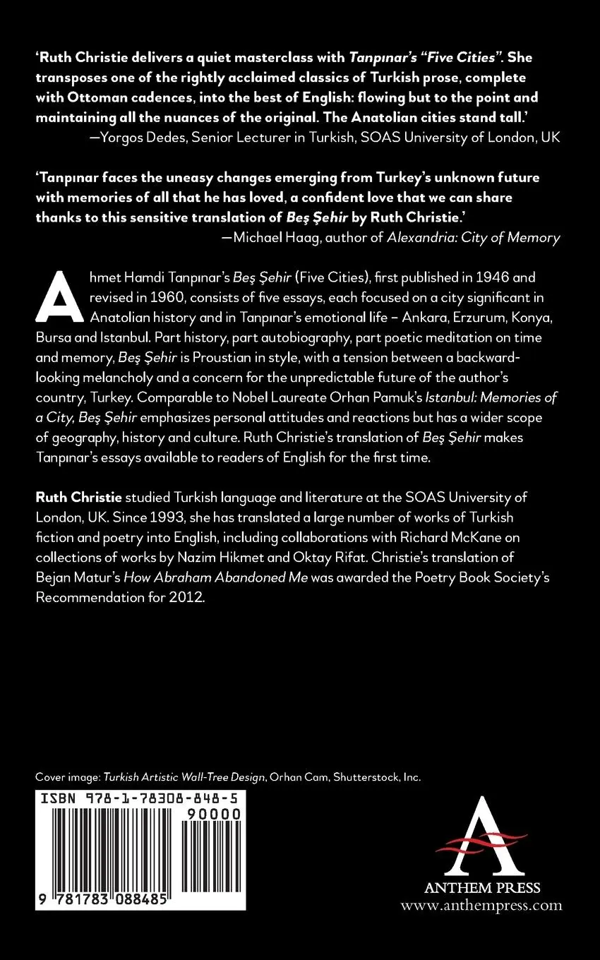 Rückseite: 9781783088485 | Tanpinar's 'Five Cities' | Ahmed Hamdi Tanpinar | Taschenbuch | 2018