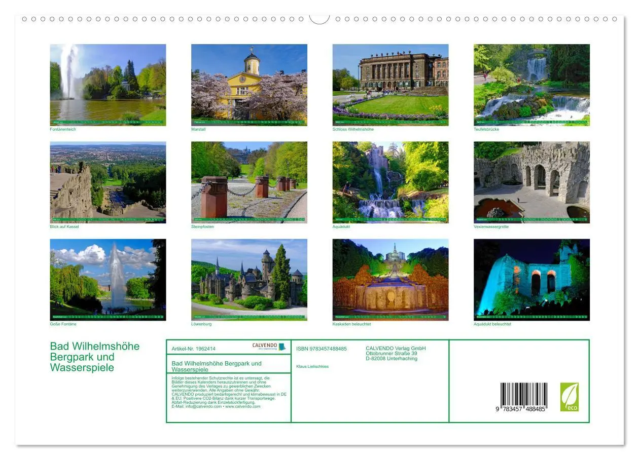 Bild: 9783457488485 | Bad Wilhelmshöhe Bergpark und Wasserspiele (hochwertiger Premium...