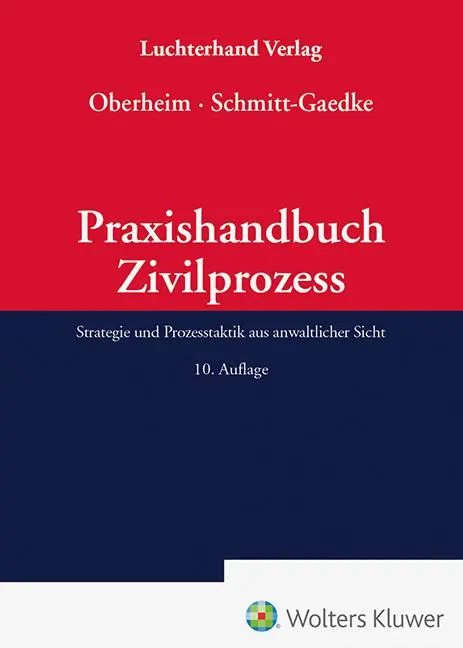 Cover: 9783472098485 | Praxishandbuch Zivilprozess | Rainer Oberheim (u. a.) | Buch | 854 S.
