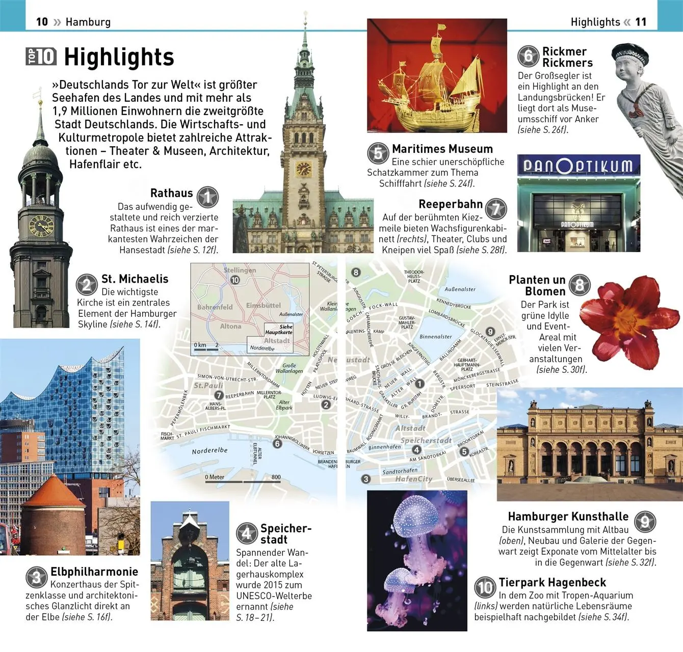Bild: 9783734208485 | TOP10 Reiseführer Hamburg | Gerhard Bruschke | Taschenbuch | 160 S.