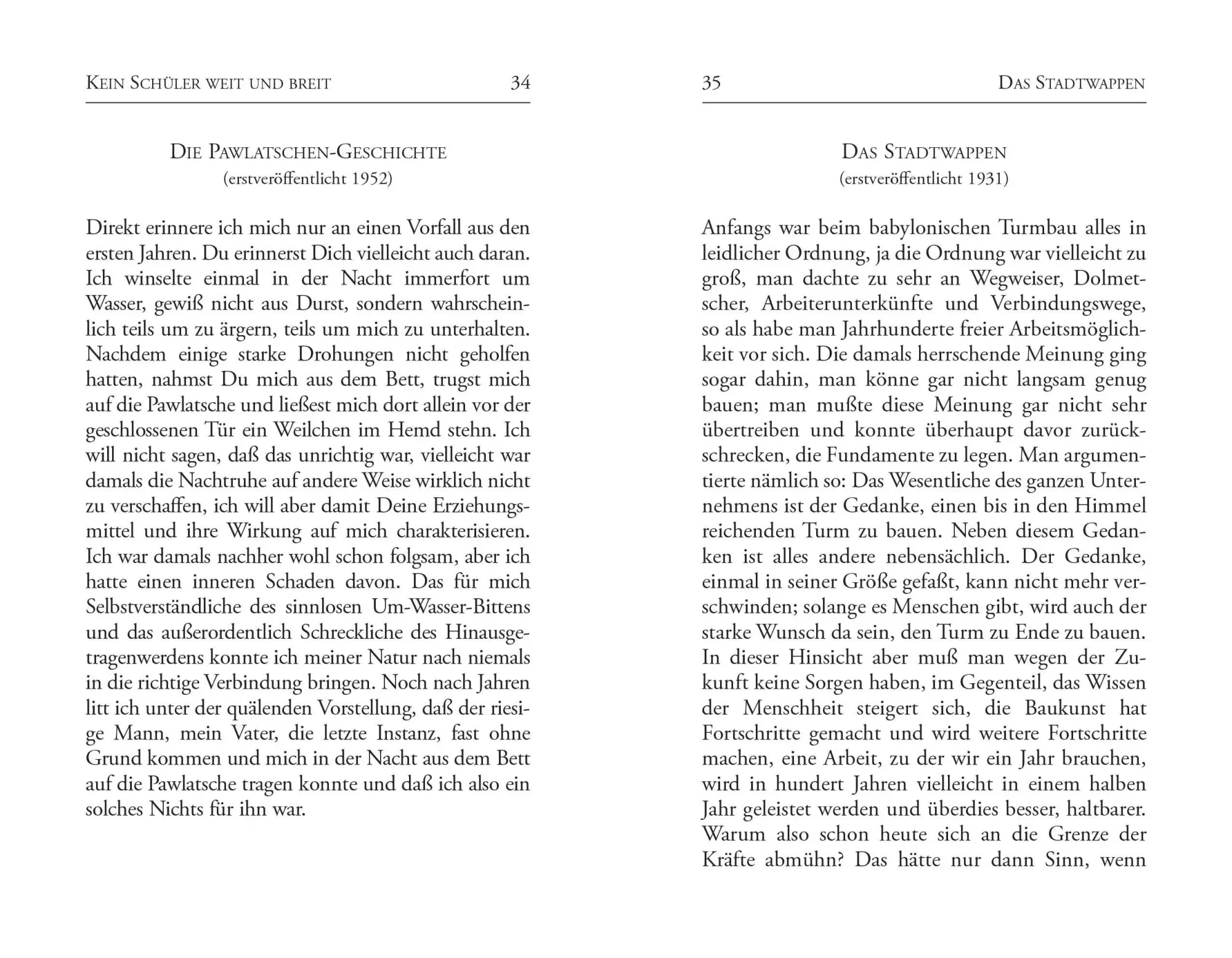 Bild: 9783899198485 | Kein Schüler weit und breit (Prager Ausgabe) | Ein Kafka-Lesebuch