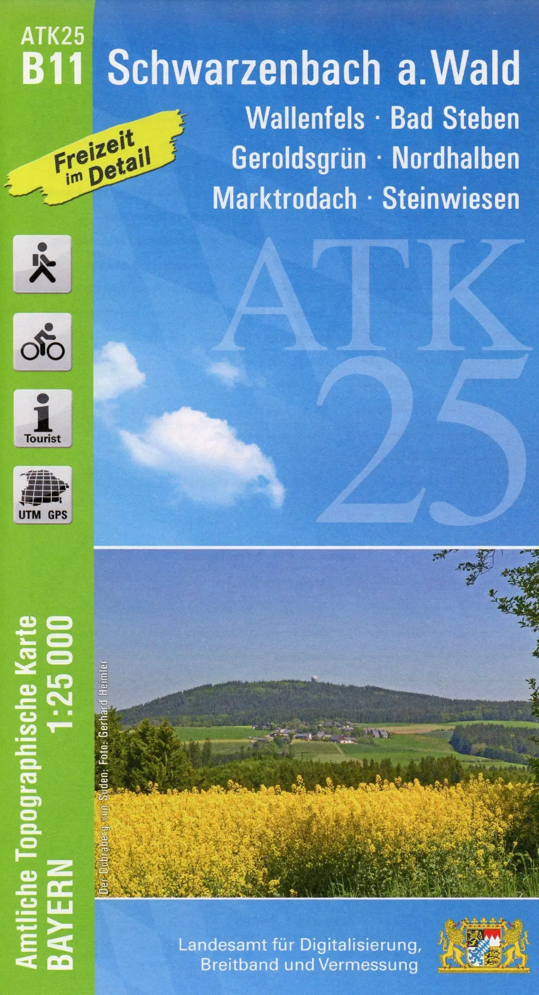 Cover: 9783899338485 | Schwarzenbach am Wald 1 : 25 000 Laufzeit bis 2021 | Digitalisierung