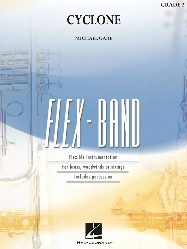 Cover: 840126948585 | Cyclone | Michael Oare | Flex-Band Grade 2 | Partitur + Stimmen | 2021