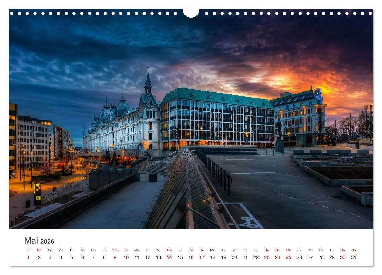 Bild: 9783457548585 | Ein Rundgang in Oslo (Wandkalender 2026 DIN A3 quer), CALVENDO...