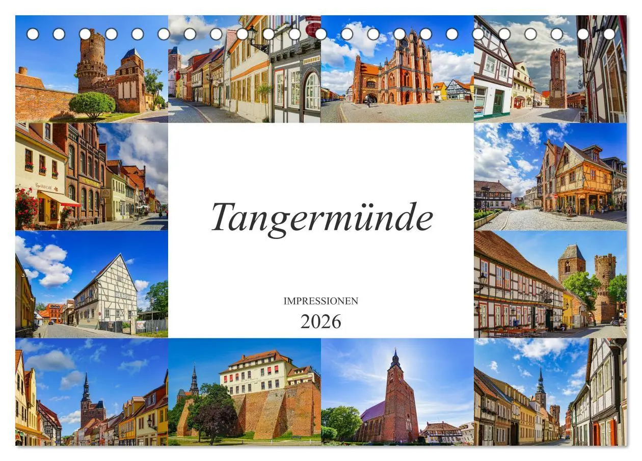 Cover: 9783457788585 | Tangermünde Impressionen (Tischkalender 2026 DIN A5 quer), CALVENDO...