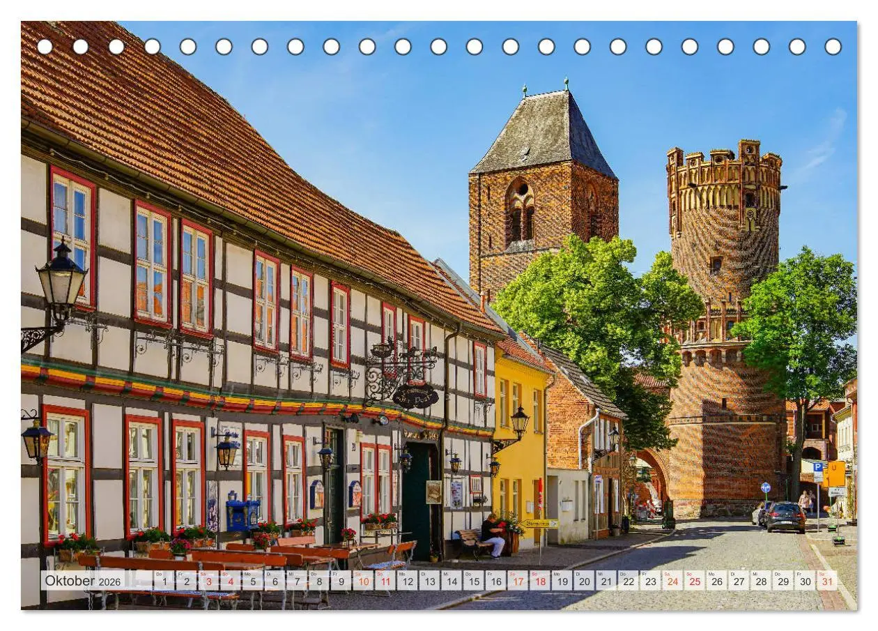 Bild: 9783457788585 | Tangermünde Impressionen (Tischkalender 2026 DIN A5 quer), CALVENDO...