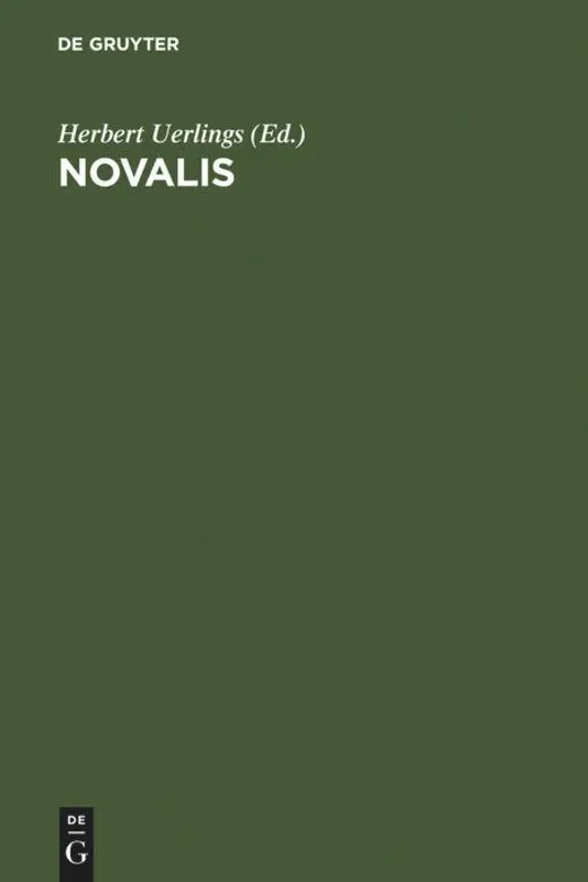 Cover: 9783484108585 | Novalis | Poesie und Poetik | Herbert Uerlings | Buch | VIII | Deutsch