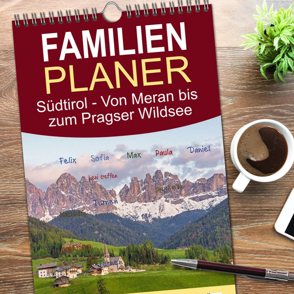 Bild: 9783516498585 | Familienplaner 2026 - Südtirol - Von Meran bis zum Pragser Wildsee...