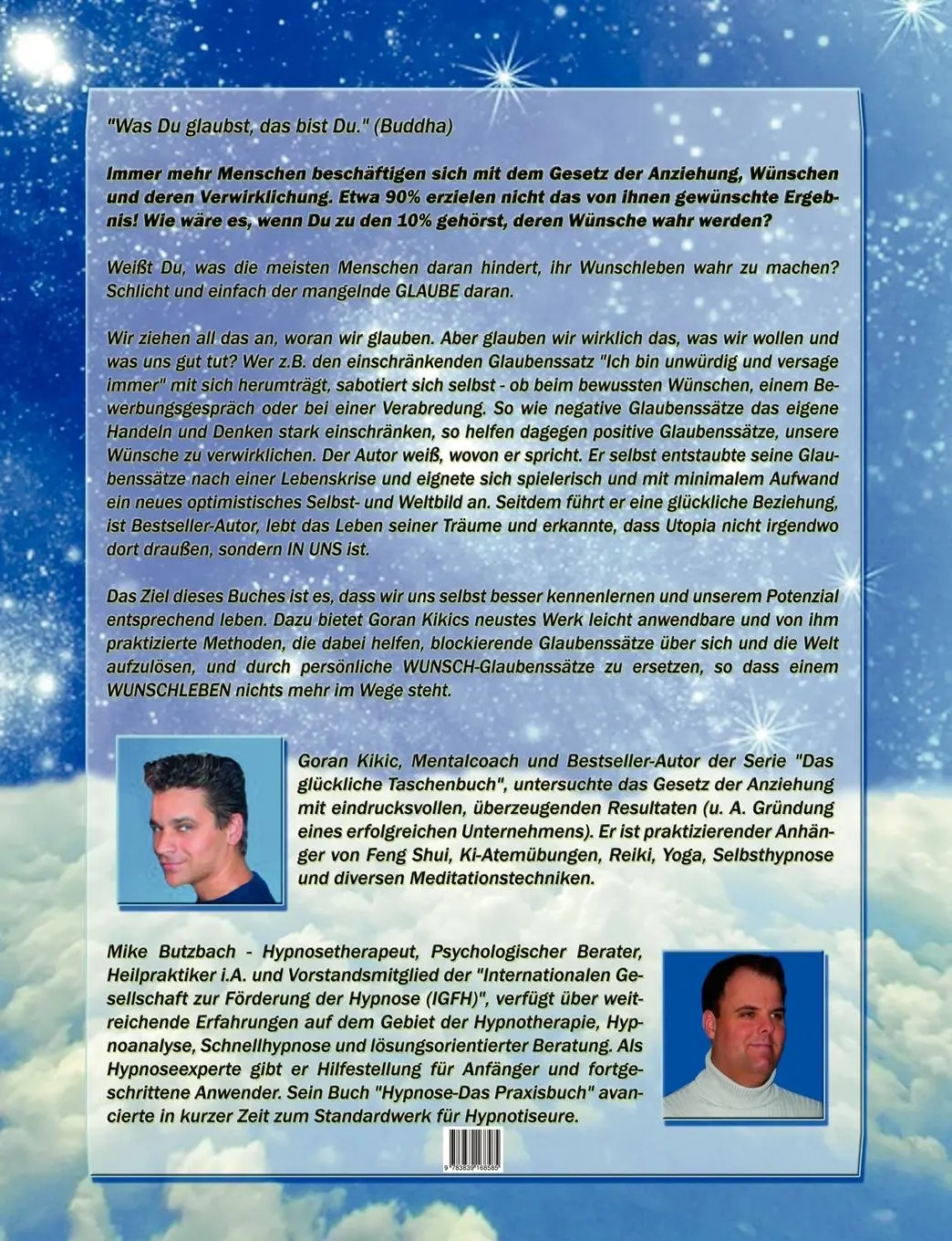 Rückseite: 9783839168585 | Das glückliche Taschenbuch der Wunsch-Glaubenssätze | Kikic (u. a.)