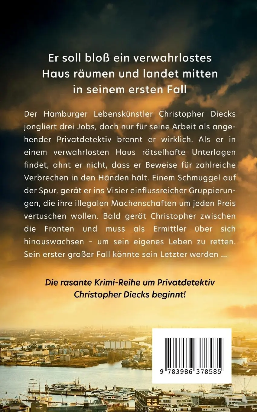 Rückseite: 9783986378585 | Die Spur des Todes Ein spannender Krimi über einen Hamburger...