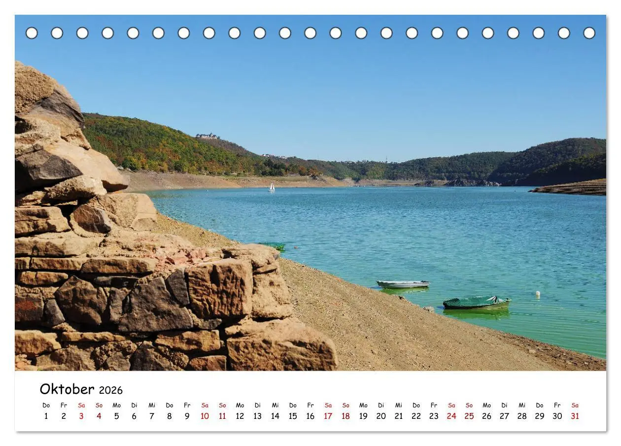 Bild: 9783457778685 | Der Edersee - Das Paradies in Nordhessen (Tischkalender 2026 DIN A5...
