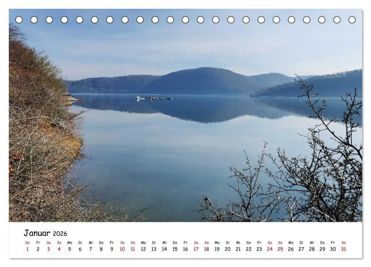 Bild: 9783457778685 | Der Edersee - Das Paradies in Nordhessen (Tischkalender 2026 DIN A5...