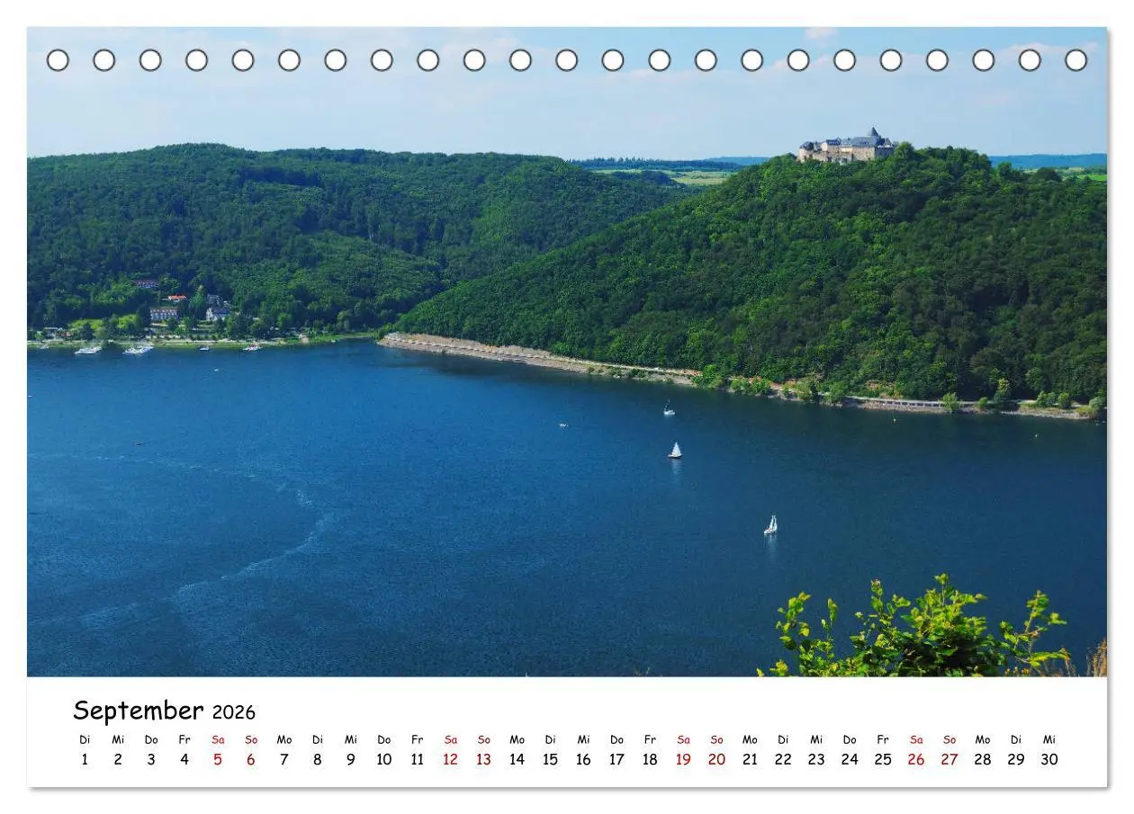 Bild: 9783457778685 | Der Edersee - Das Paradies in Nordhessen (Tischkalender 2026 DIN A5...