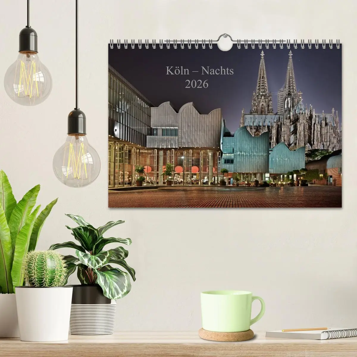 Bild: 9783516178685 | Köln - Nachts 2026 (Wandkalender 2026 DIN A4 quer), CALVENDO...