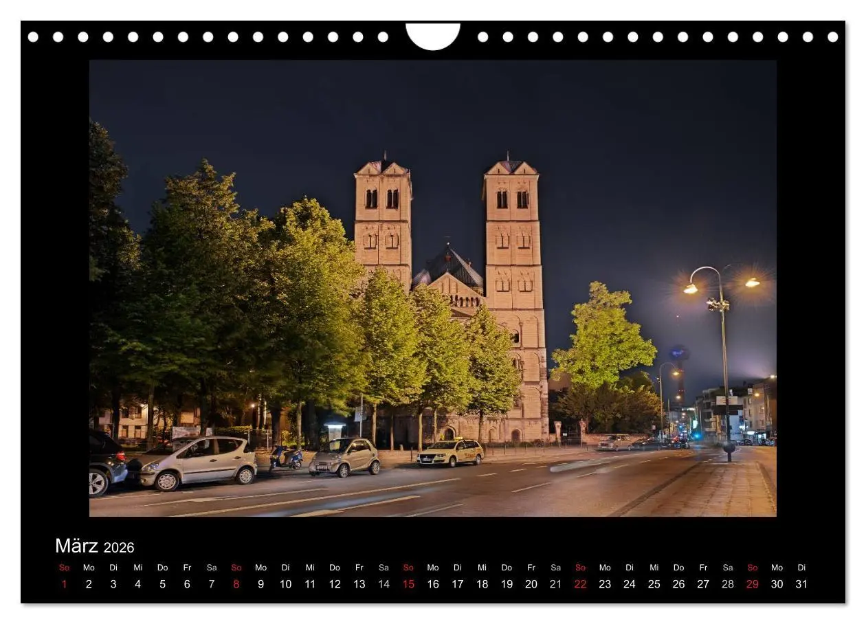 Bild: 9783516178685 | Köln - Nachts 2026 (Wandkalender 2026 DIN A4 quer), CALVENDO...