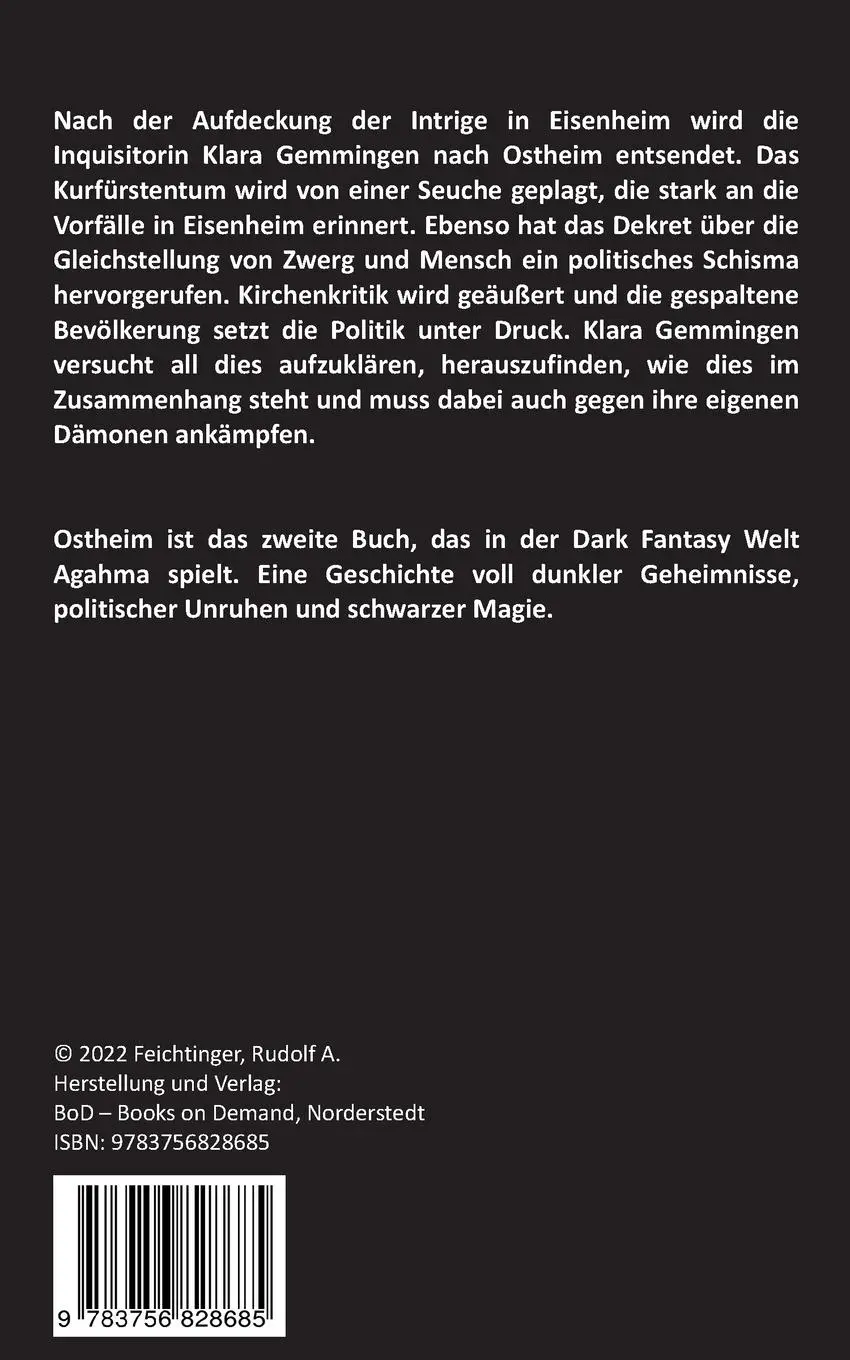 Rückseite: 9783756828685 | Ostheim | Rudolf A. Feichtinger | Taschenbuch | Paperback | 536 S.