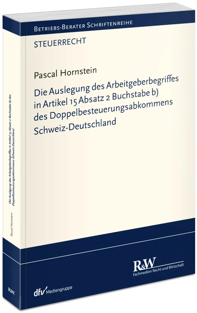 Cover: 9783800518685 | Die Auslegung des Arbeitgeberbegriffes in Artikel 15 Absatz 2...
