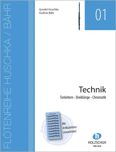 Cover: 9790201308685 | Technikheft | Flötenreihe Huschka / Bähr | Gundel Huschka_Gudrun Bahr