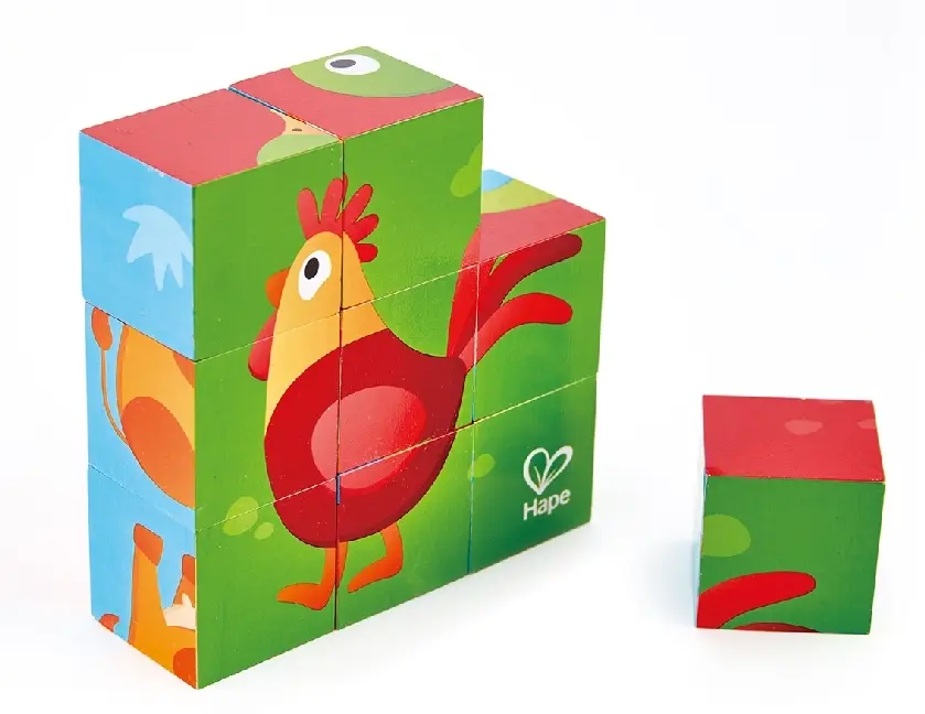 Bild: 6943478018785 | Hape Blockpuzzle Bauernhof (Kinderpuzzle) | Spiel | In Spielebox