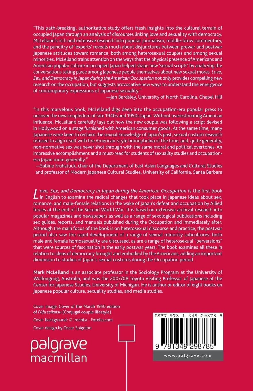 Rückseite: 9781349298785 | Love, Sex, and Democracy in Japan during the American Occupation | xi