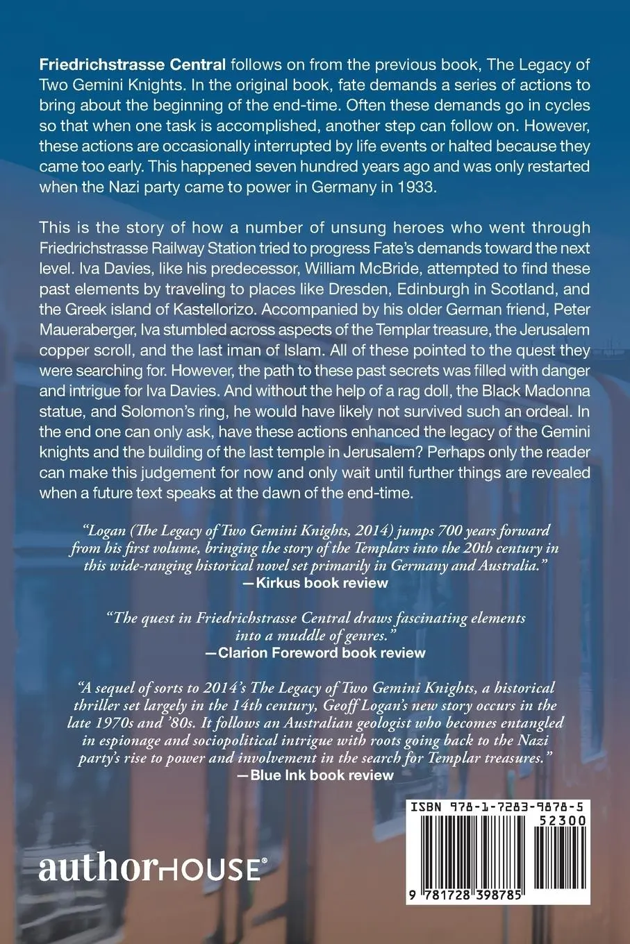 Rückseite: 9781728398785 | Friedrichstrasse Central | Geoff Logan | Taschenbuch | Englisch | 2020