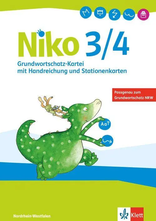 Cover: 9783123108785 | Niko Sprachbuch 3/4. Grundwortschatzkartei, Ausgabe NRW Klasse 3/4
