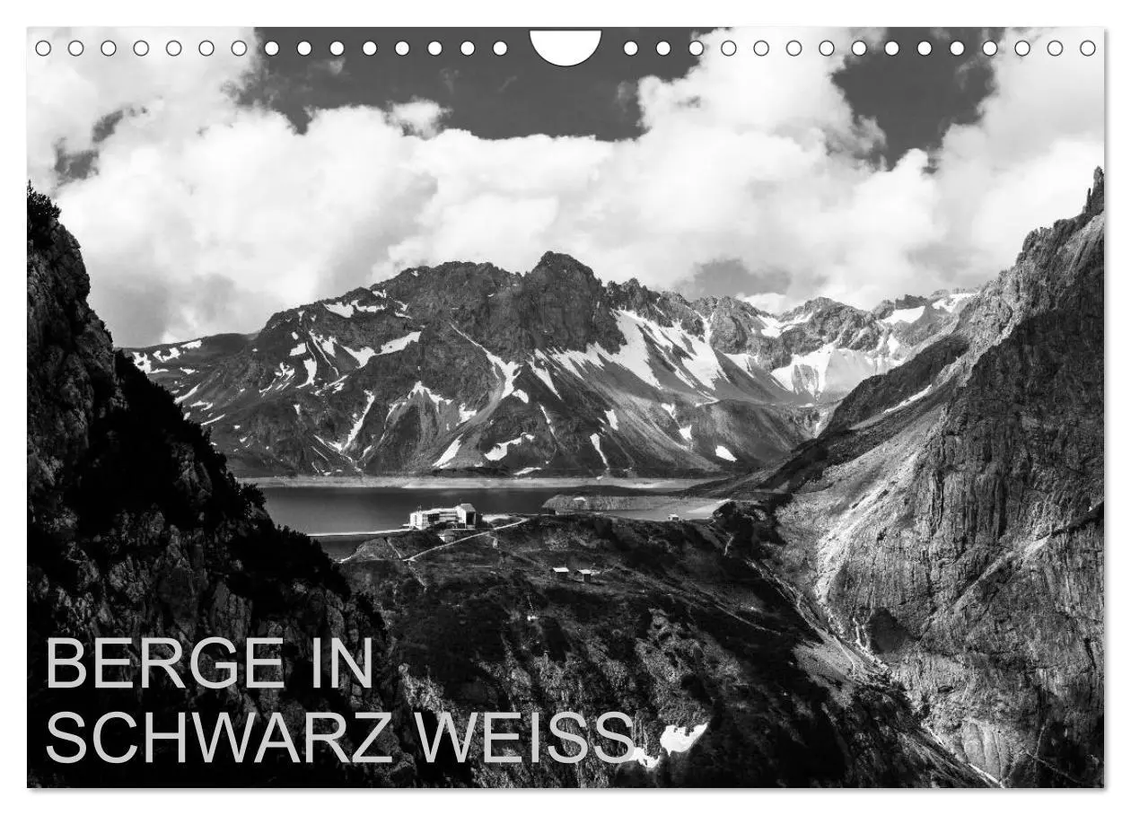 Cover: 9783516098785 | BERGE IN SCHWARZ WEISS (Wandkalender 2026 DIN A4 quer), CALVENDO...