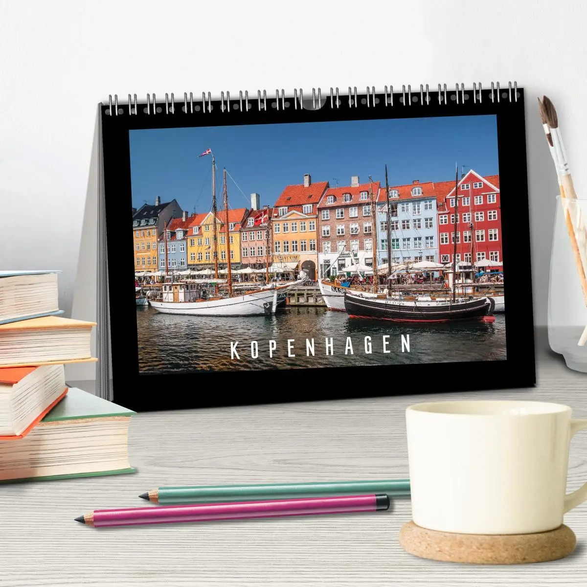Bild: 9783516168785 | Kopenhagen (Tischkalender 2026 DIN A5 quer), CALVENDO Monatskalender