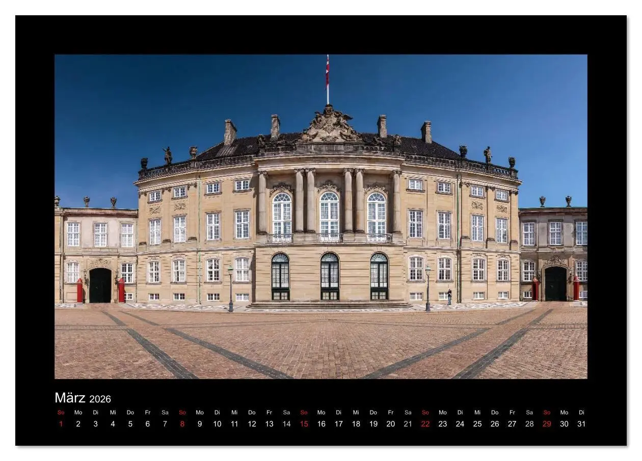 Bild: 9783516168785 | Kopenhagen (Tischkalender 2026 DIN A5 quer), CALVENDO Monatskalender