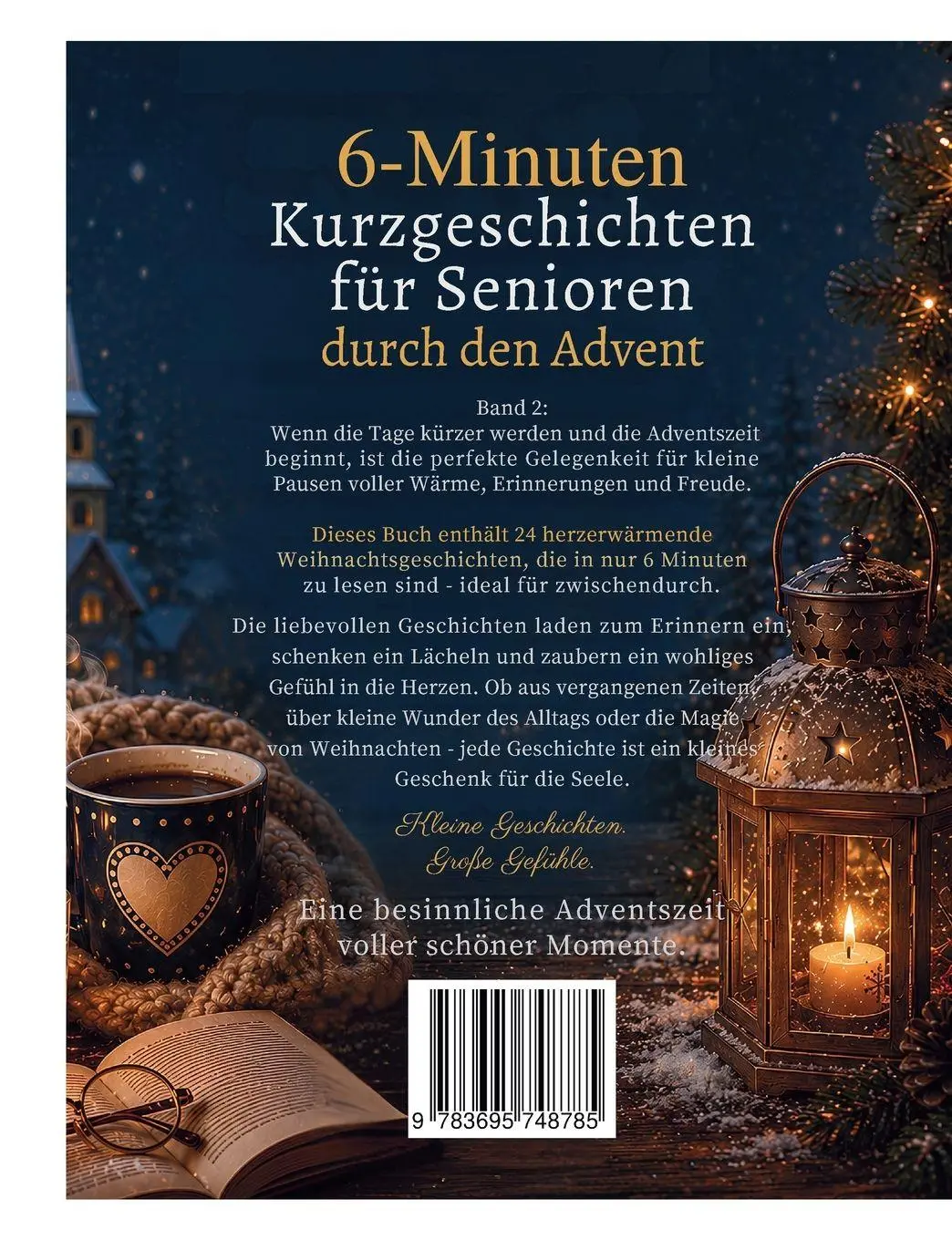 Rückseite: 9783695748785 | 6-Minuten Kurzgeschichten für Senioren durch den Advent | Noel | Buch