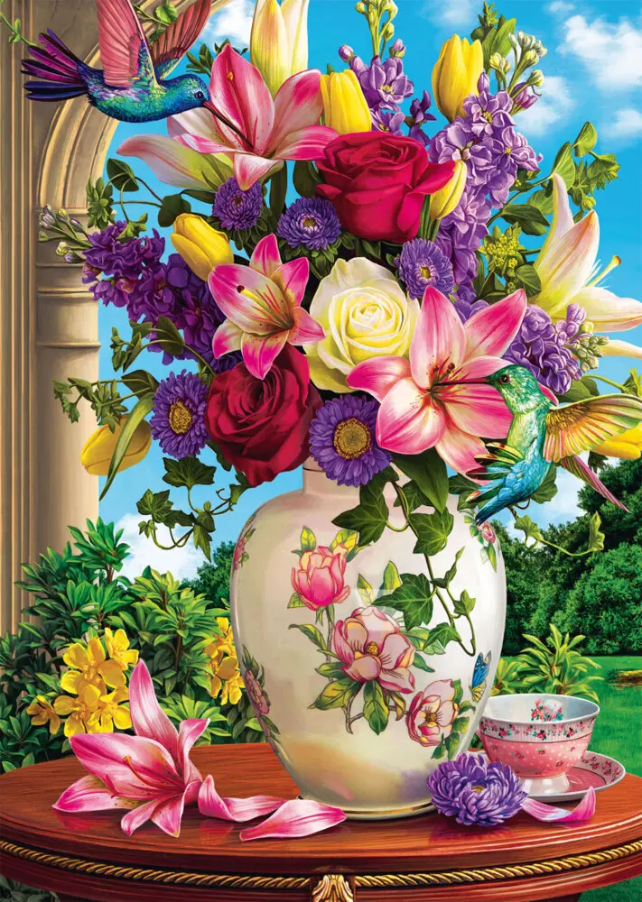 Bild: 4001504588885 | Blumenbouquet | Puzzles Standard 1.000 Teile | Spiel | Schachtel