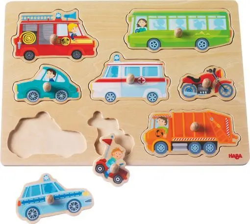 Cover: 4010168218885 | Greifpuzzle Fahrzeug-Welt (Kinderpuzzle) | Spiel | 1301940001 | 2018