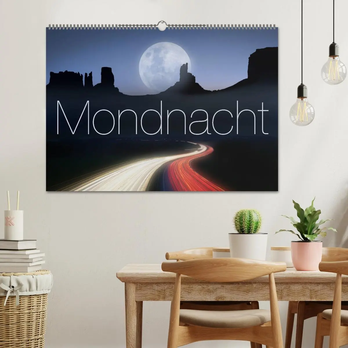 Bild: 9783516088885 | Mondnacht (Wandkalender 2026 DIN A2 quer), CALVENDO Monatskalender