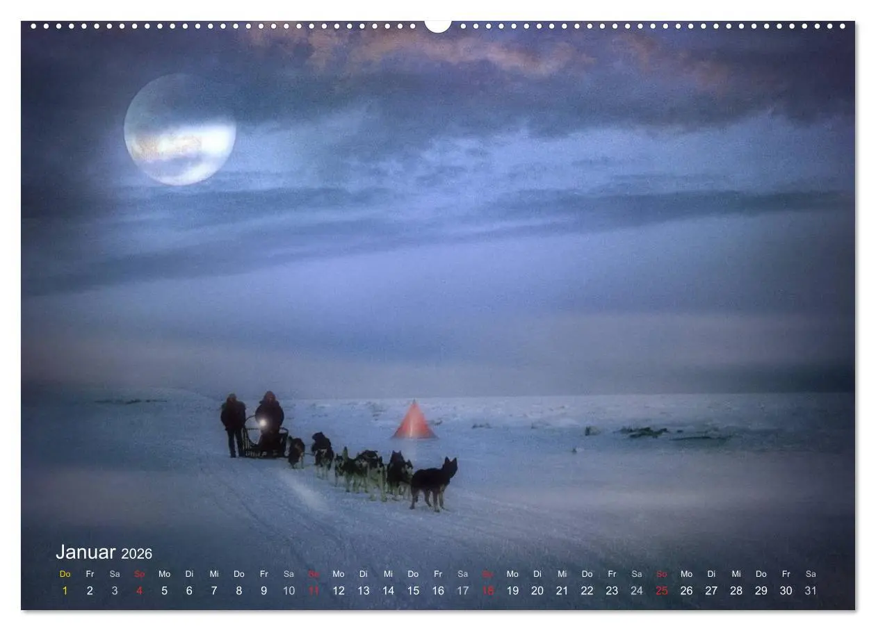 Bild: 9783516088885 | Mondnacht (Wandkalender 2026 DIN A2 quer), CALVENDO Monatskalender