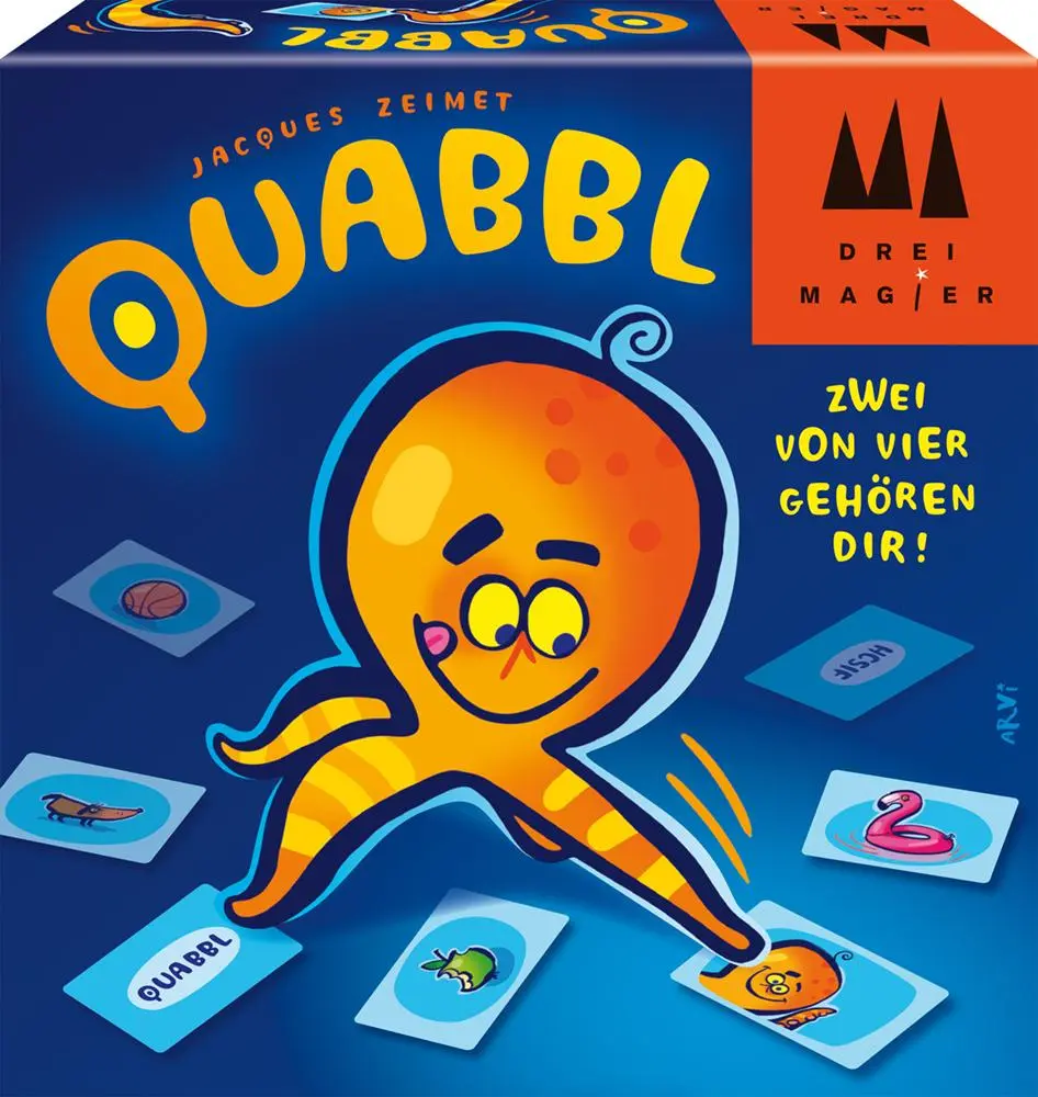 Cover: 4001504408985 | Quabbl | Drei Magier® Kartenspiel | Spiel | 40898 | Deutsch | 2024