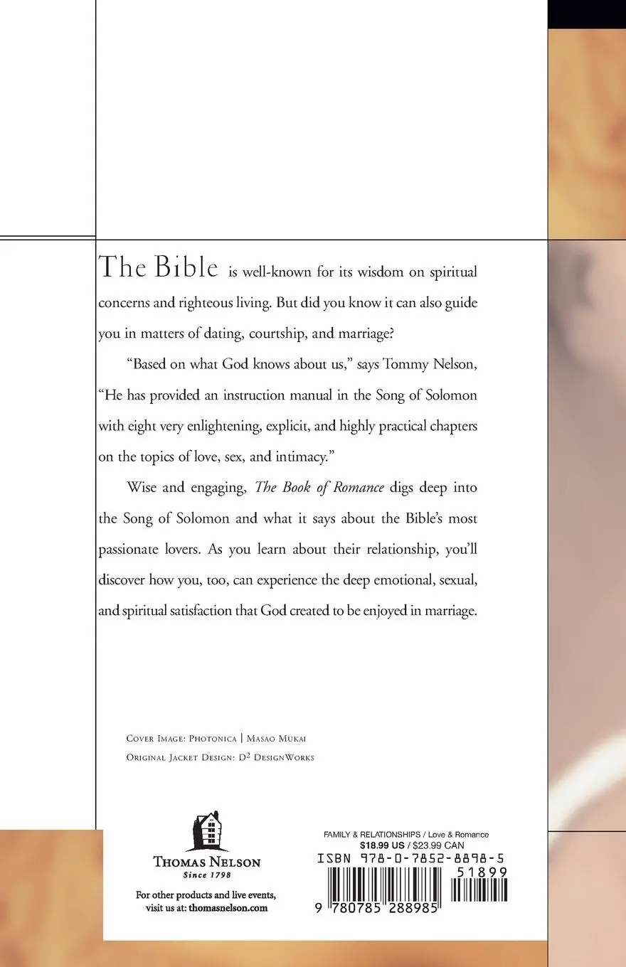 Rückseite: 9780785288985 | Book of Romance | What Solomon Says about Love, Sex, and Intimacy