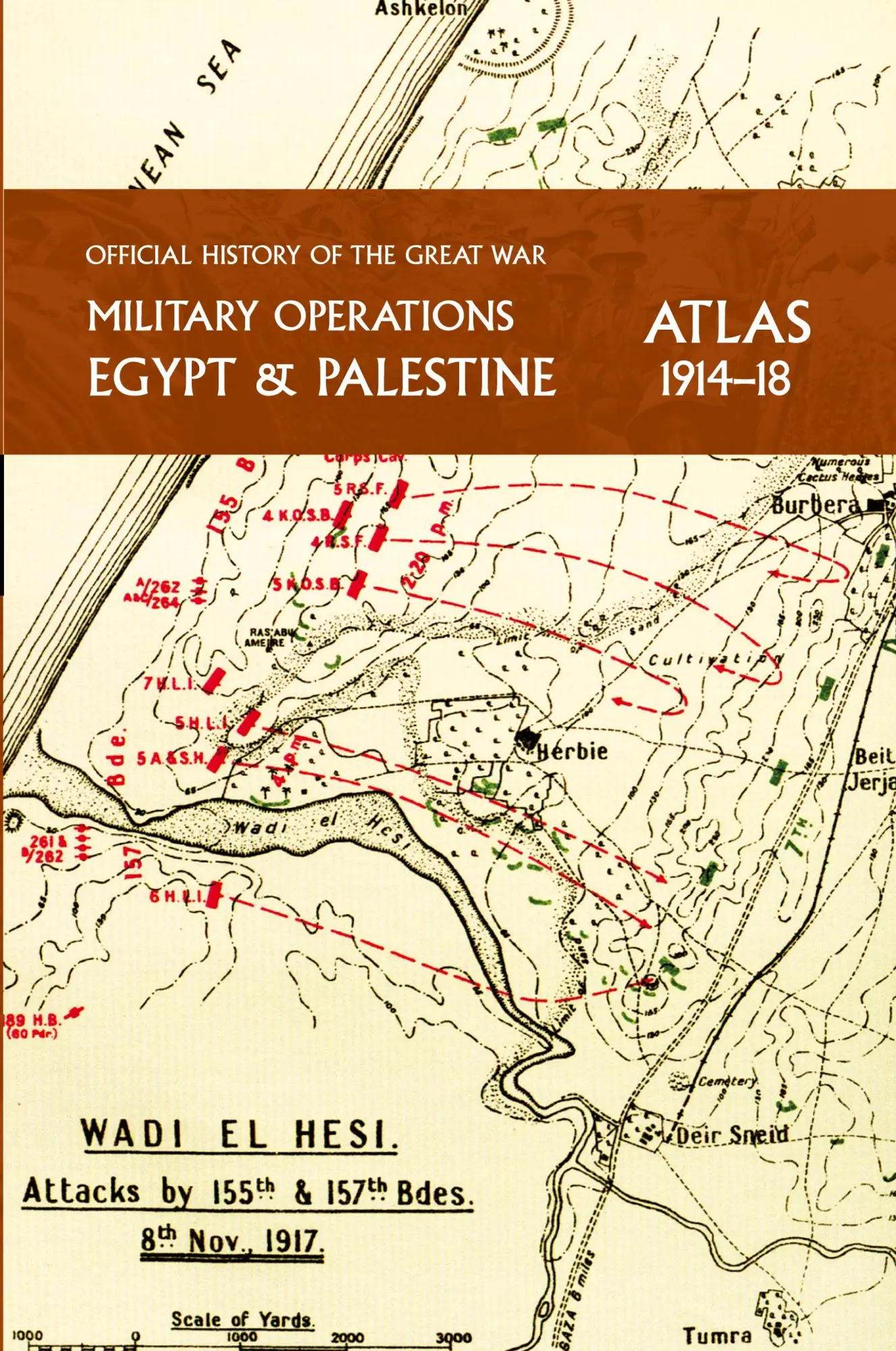 Cover: 9781474538985 | MILITARY OPERATIONS EGYPT &amp; PALESTINE 1914-18 ATLAS | Falls | Buch