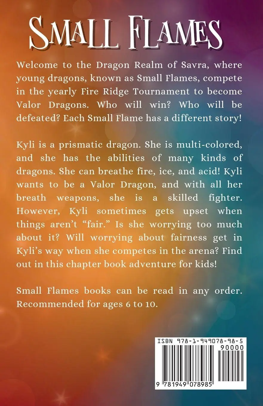 Rückseite: 9781949078985 | Small Flames | Kyli the Prismatic Dragon | A. M. Luzzader | Buch