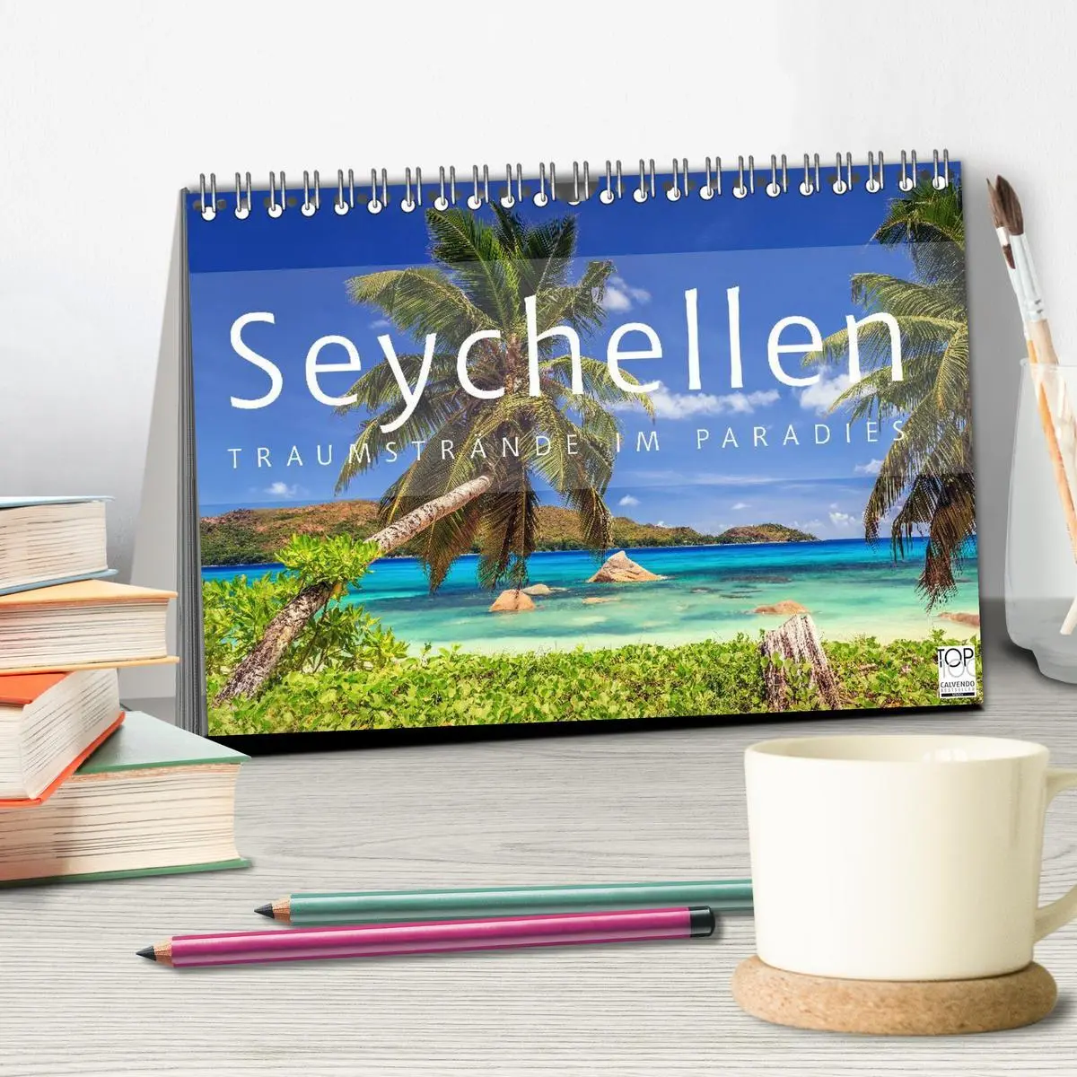 Bild: 9783516078985 | Seychellen Traumstrände im Paradies (Tischkalender 2026 DIN A5...