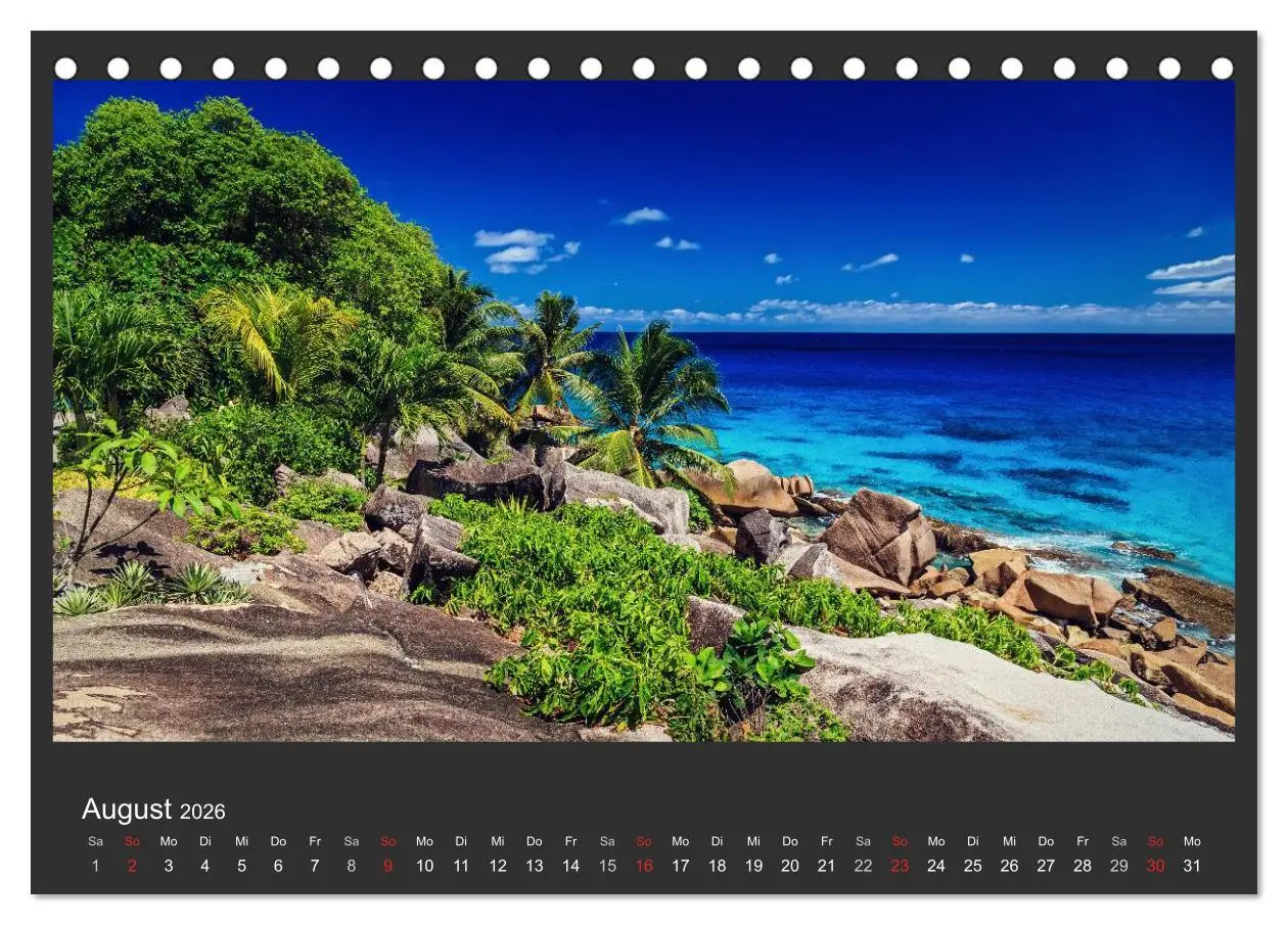 Bild: 9783516078985 | Seychellen Traumstrände im Paradies (Tischkalender 2026 DIN A5...