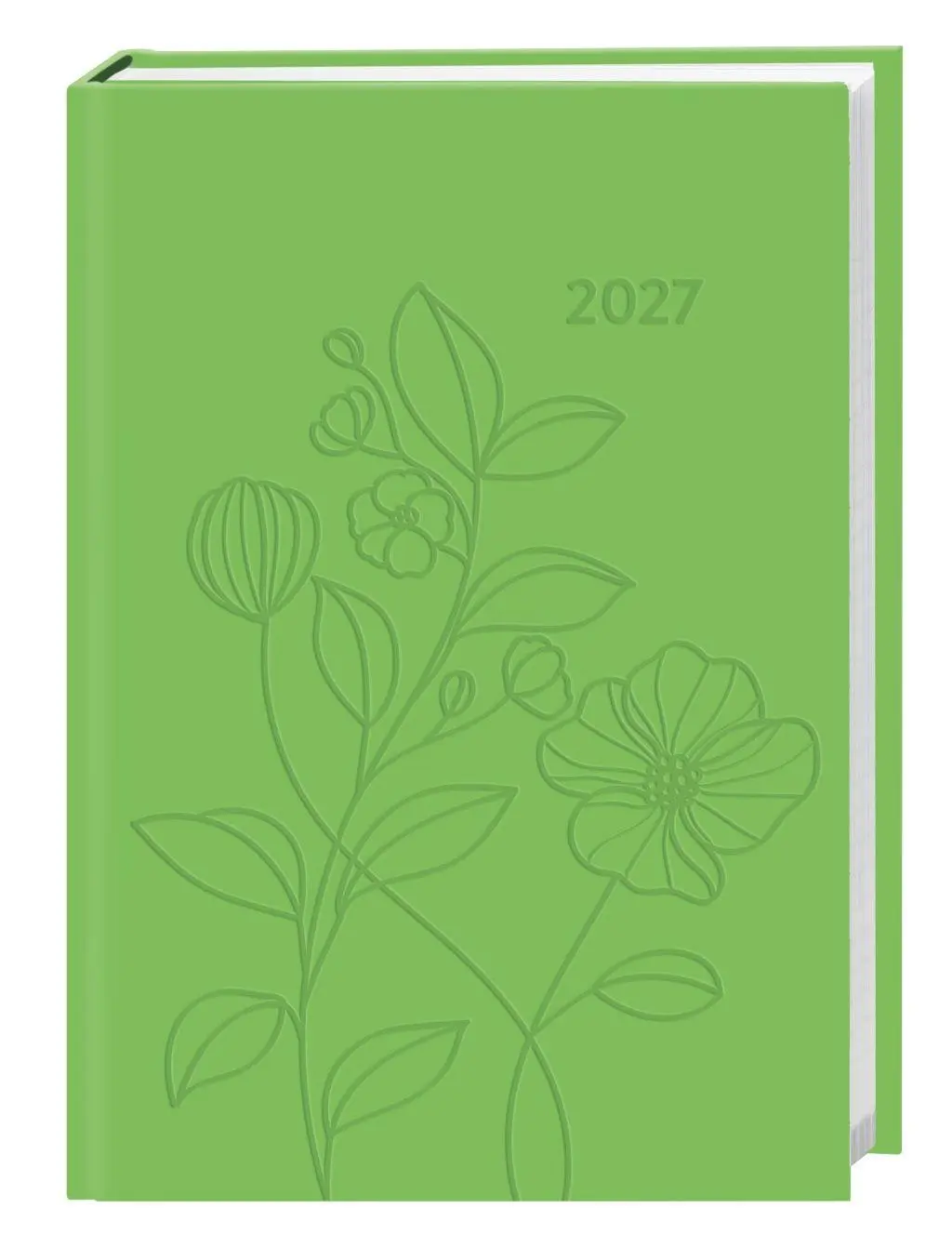Cover: 9783756418985 | Kalenderbuch A7 grün 2027 | Kalender | 128 S. | Deutsch | 2027 | Heye