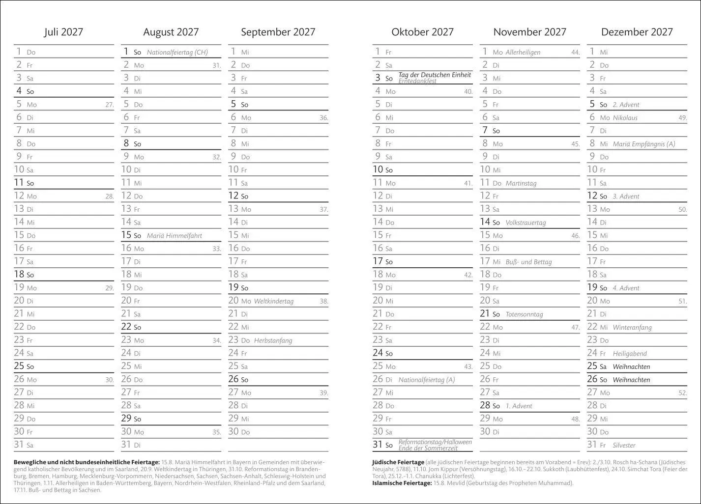 Bild: 9783756418985 | Kalenderbuch A7 grün 2027 | Kalender | 128 S. | Deutsch | 2027 | Heye