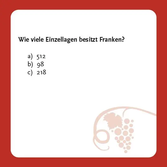 Bild: 4250364119085 | Das Frankenwein-Quiz | 66 Fragen rund um den Frankenwein | Spiel