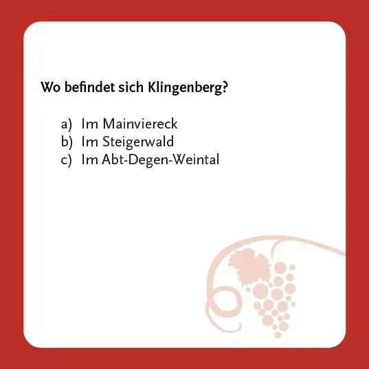 Bild: 4250364119085 | Das Frankenwein-Quiz | 66 Fragen rund um den Frankenwein | Spiel