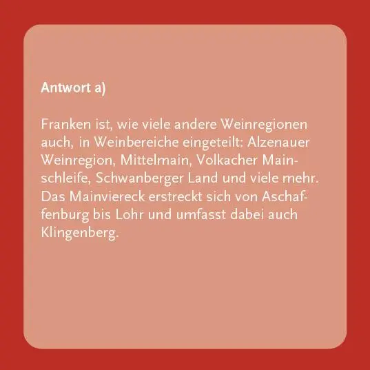 Bild: 4250364119085 | Das Frankenwein-Quiz | 66 Fragen rund um den Frankenwein | Spiel