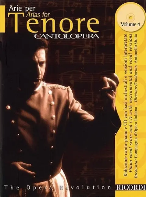 Cover: 9780634079085 | Arias for Tenor Volume 4 | Cantolopera Series | Various | Taschenbuch