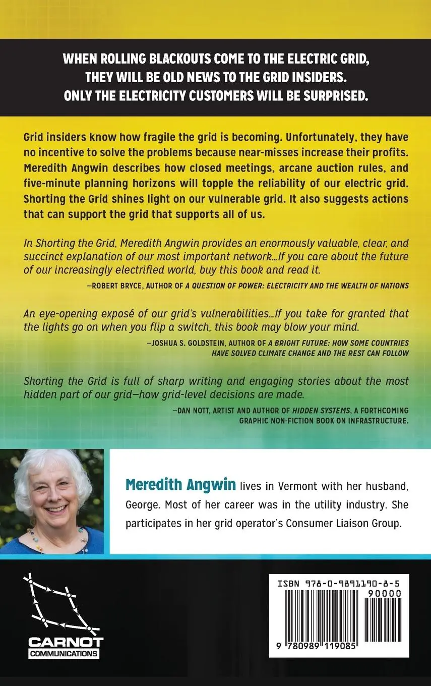 Rückseite: 9780989119085 | Shorting the Grid | The Hidden Fragility of Our Electric Grid | Angwin