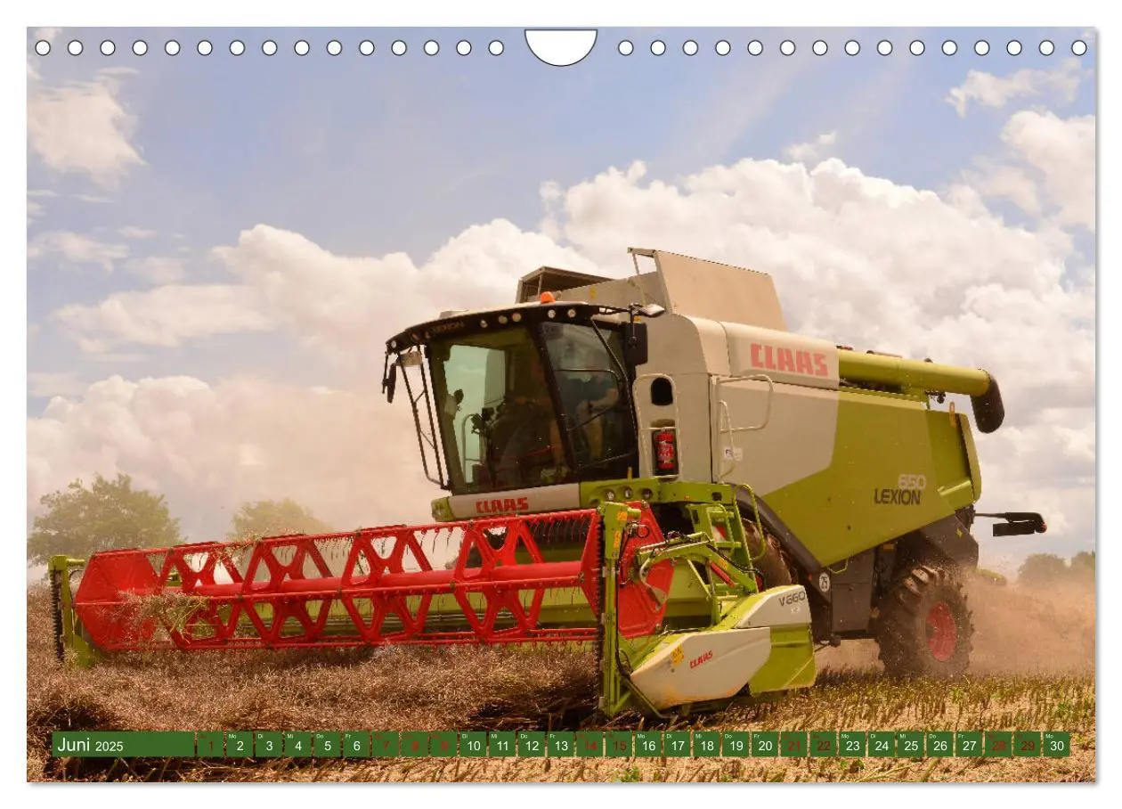 Bild: 9783435239085 | Landwirtschaft - Giganten im Kornfeld (Wandkalender 2025 DIN A4...