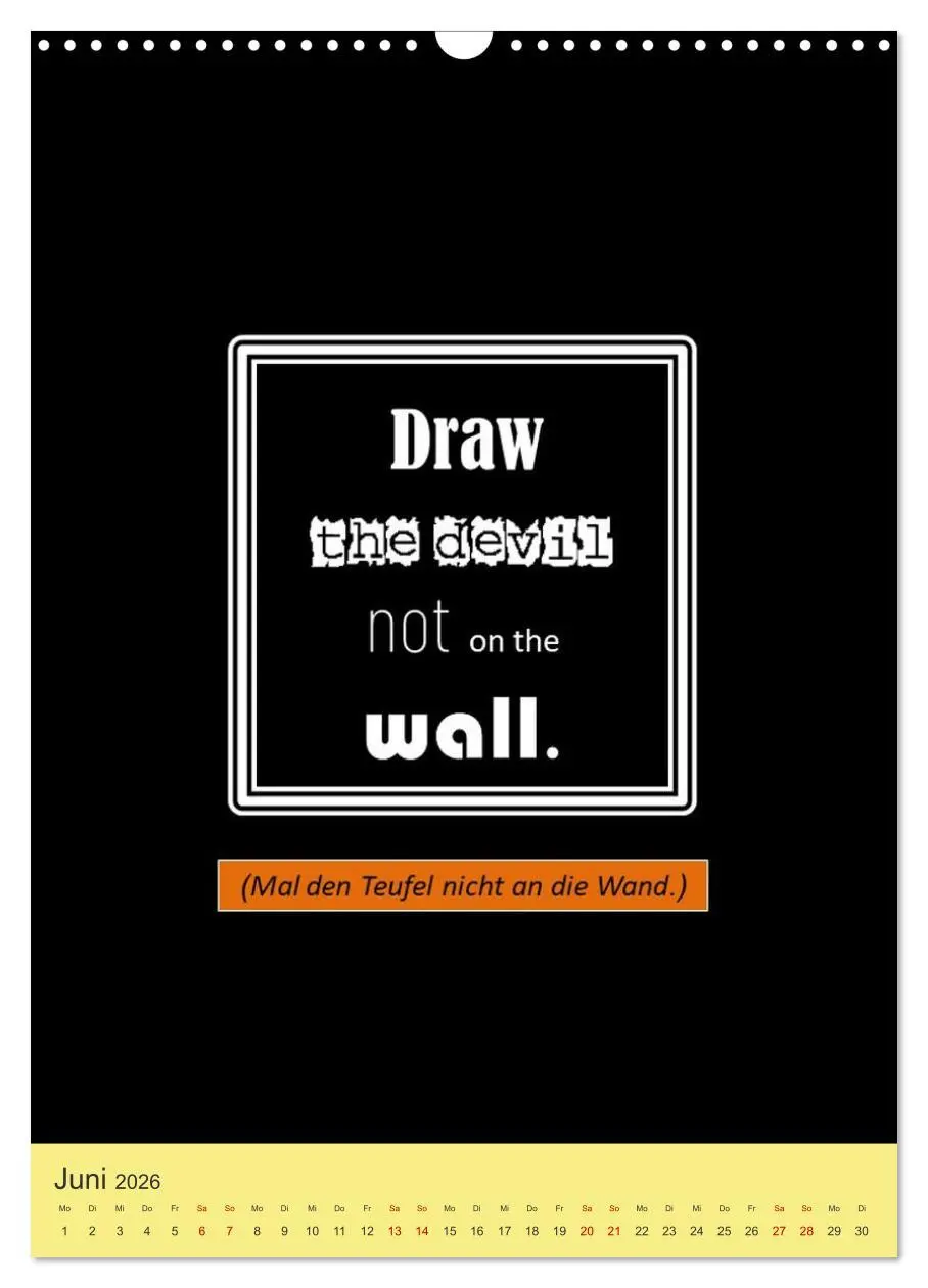 Bild: 9783457259085 | Nix als DENGLISCH (Wandkalender 2026 DIN A3 hoch), CALVENDO...